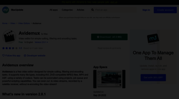 avidemux.macupdate.com