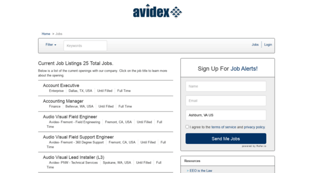 avidex.applicantpro.com