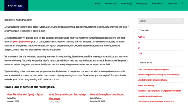 avidpython.com