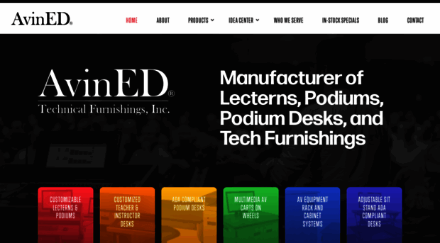 avinedtechnicalfurnishings.com