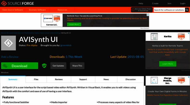 avisynthui.sourceforge.net