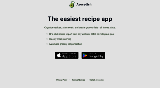 avocadish.app