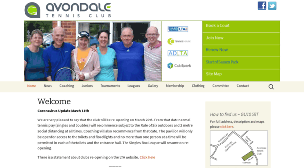 avondaletennisclub.co.uk