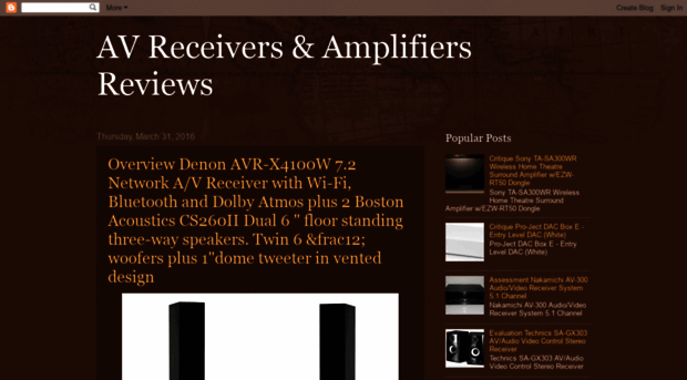 avreceiversandamplifiersrev.blogspot.com