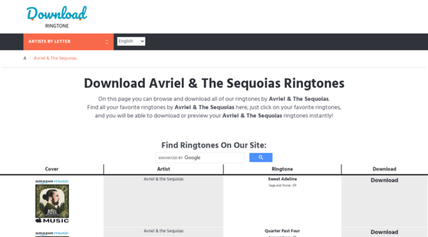 avrielthesequoias.download-ringtone.com