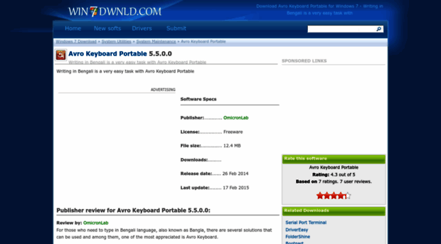 avro-keyboard-portable.win7dwnld.com
