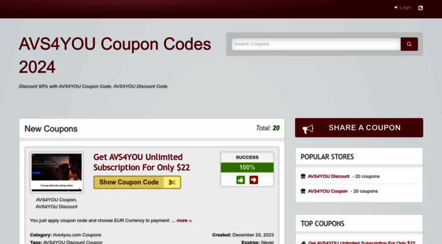 avs4youcouponcodes.com