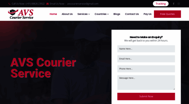 avscourierservice.com
