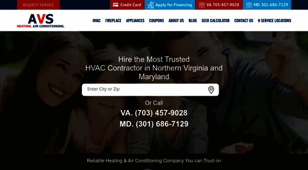 avsheatingandair.com