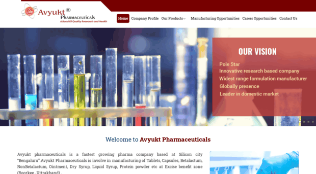 avyuktpharmaceuticals.co.in