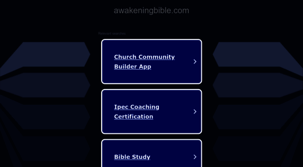 awakeningbible.com