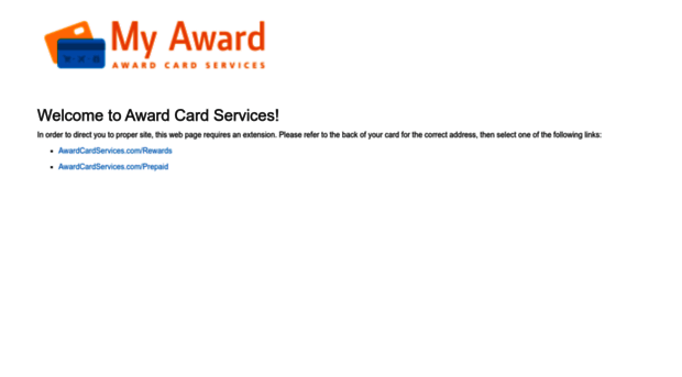 awardcardservices.com