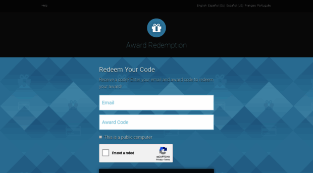 awardredemptionsite.com
