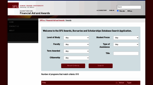 awards-search.sfu.ca
