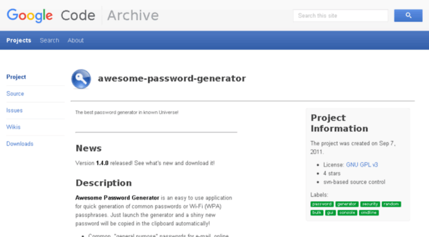 awesome-password-generator.googlecode.com