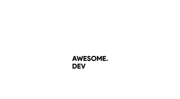 awesome.dev