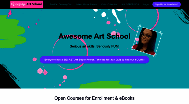 awesomeartschool.com