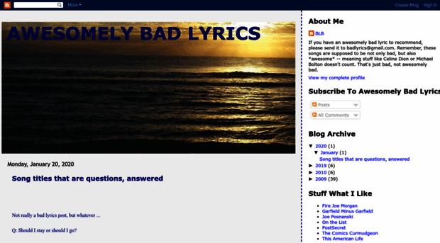 awesomelybadlyrics.blogspot.com