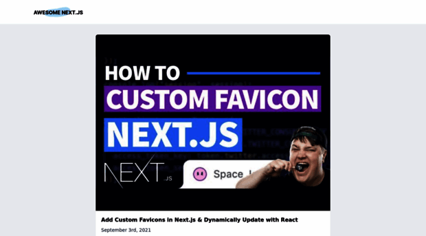 awesomenextjs.com