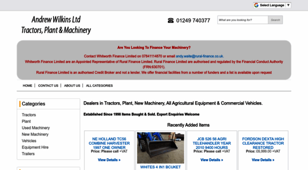 awilkinsmachinery.co.uk