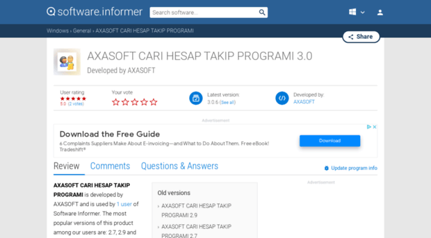 axa-cari-hesap-takip-programi.software.informer.com