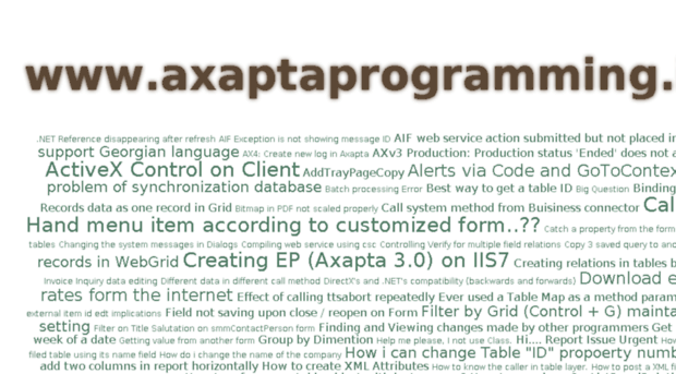 axaptaprogramming.info