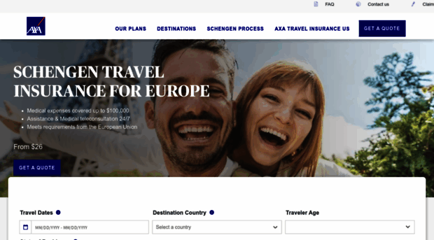 axaschengeninsurance.com