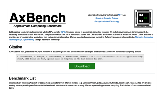 axbench.org