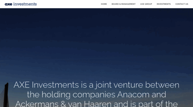 axe-investments.com