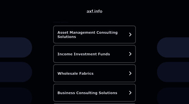 axf.info
