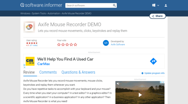 axife-mouse-recorder-demo.software.informer.com