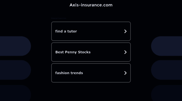 axis-insurance.com