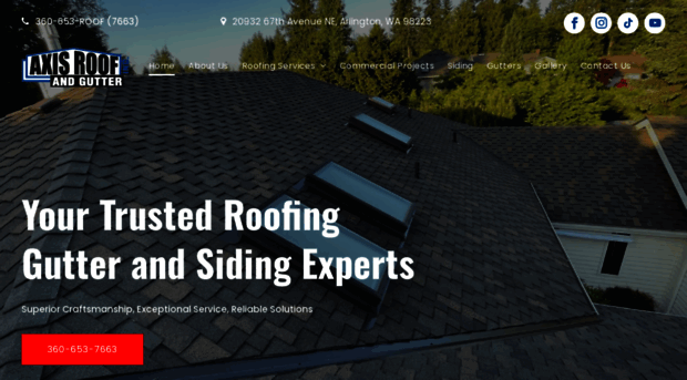 axisroofandgutter.com