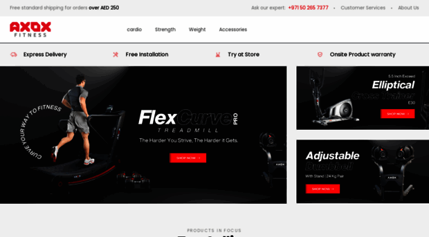 axoxfitness.com