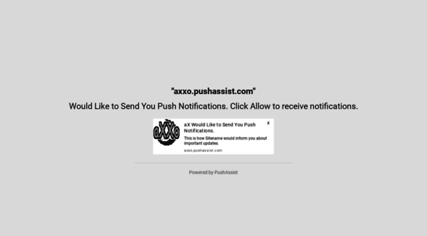 axxo.pushassist.com