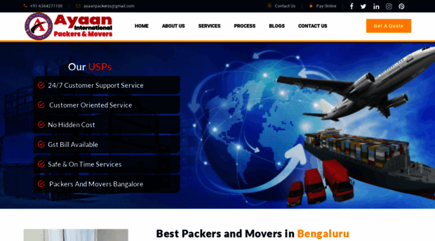 ayaanpackers.com