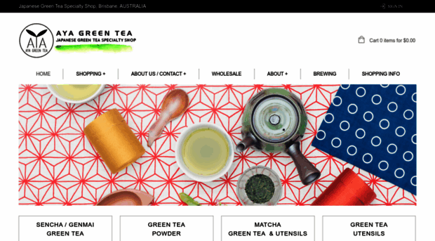ayagreentea.com