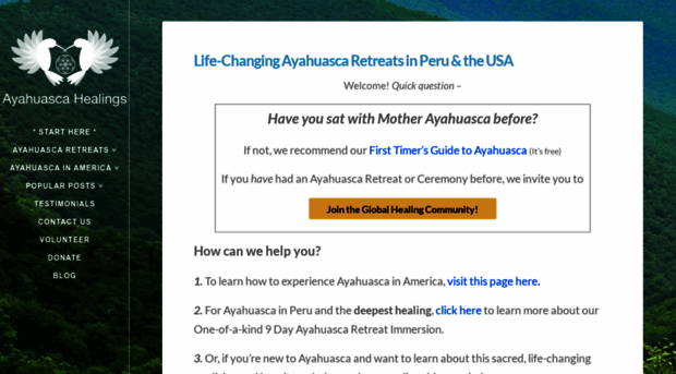 ayahuascahealings.com