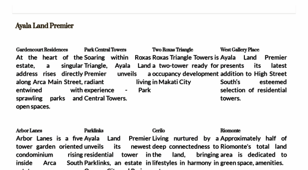 ayalalandproperties.net