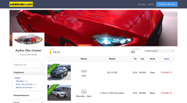 aydinotomotivltd.sahibinden.com
