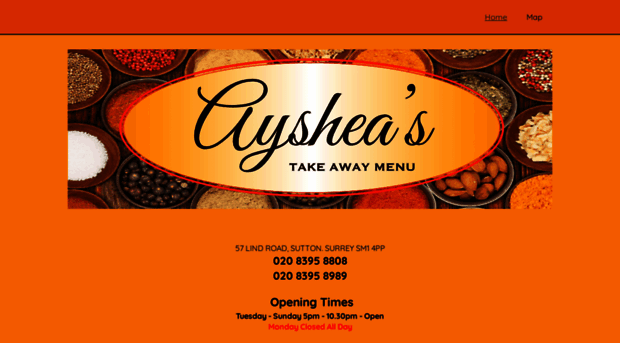 aysheatandoori.com