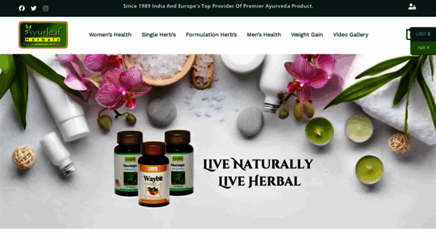 ayurleafherbals.com