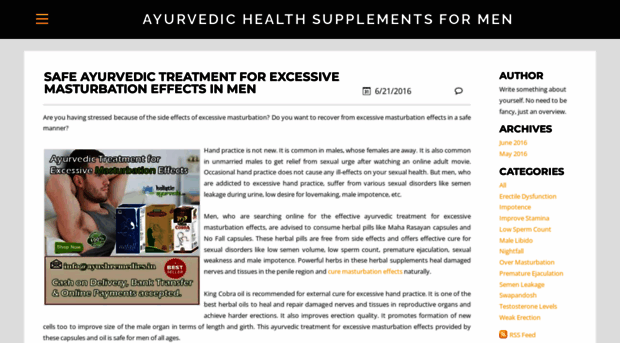 ayurvedichealthproblemscure.weebly.com