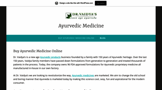 ayurvedicmedicineonline2018.wordpress.com