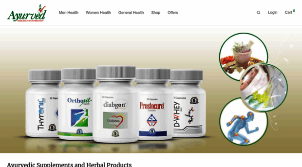 ayurvedresearchfoundation.in