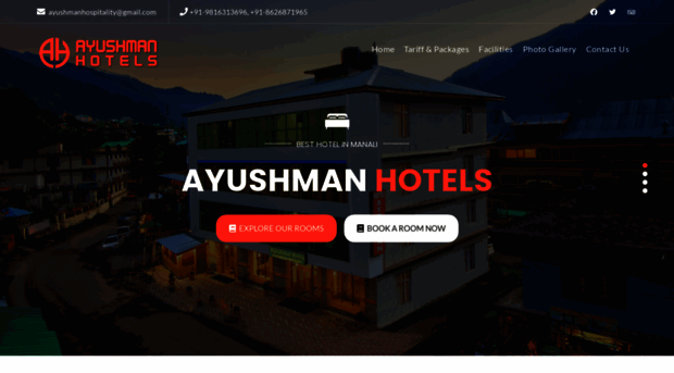 ayushmanhotels.com