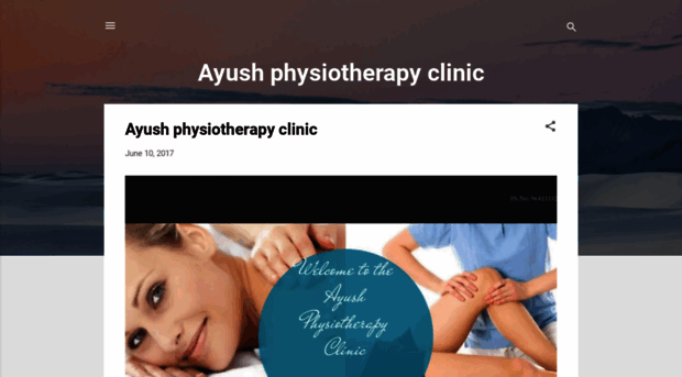 ayushphysiotherapyclinic.blogspot.com