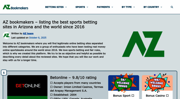 azbookmakers.com