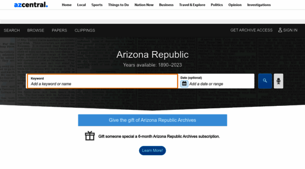 azcentral.newspapers.com