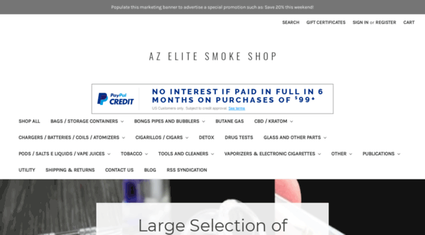 azelitesmokeshop.com